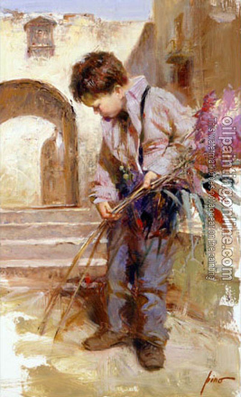 Pino Daeni - Impression oil painting.